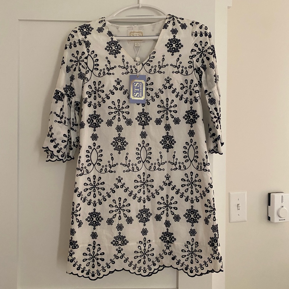 Sail to Sable Eyelet Dress Size 0 - Picture 6 of 7